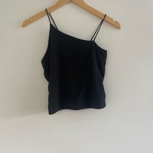 Good American Black Double-Strap Camisole